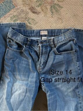 GAP Kids Straight Jeans in Light Blue Wash